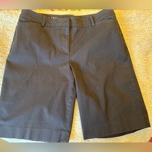Talbots "The Perfect Short" Bermuda Shorts, Women's Size 8, Black